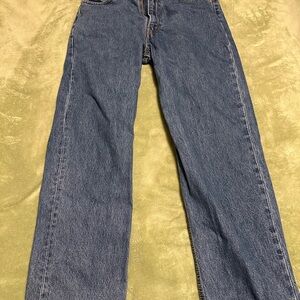Levi's Blue Denim Jeans with Brown Label